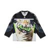 Palace No Bitin Hockey Jersey Black Unisex Tops P29ES076