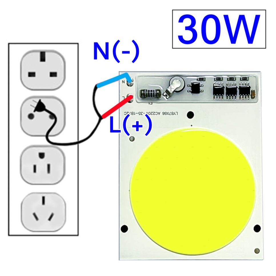 30W White