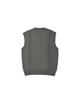 WORTHWHILE MOVEMENT Reverse Seam Cable Vest (Dark Gray)