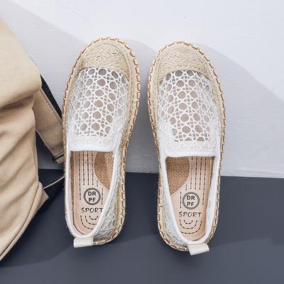 Maogu Shoes Woman Flat Women's Hollow Platform Casual Shoe Solid Color Breathable Espadrilles Chaussures Femme Zapatos De Mujer