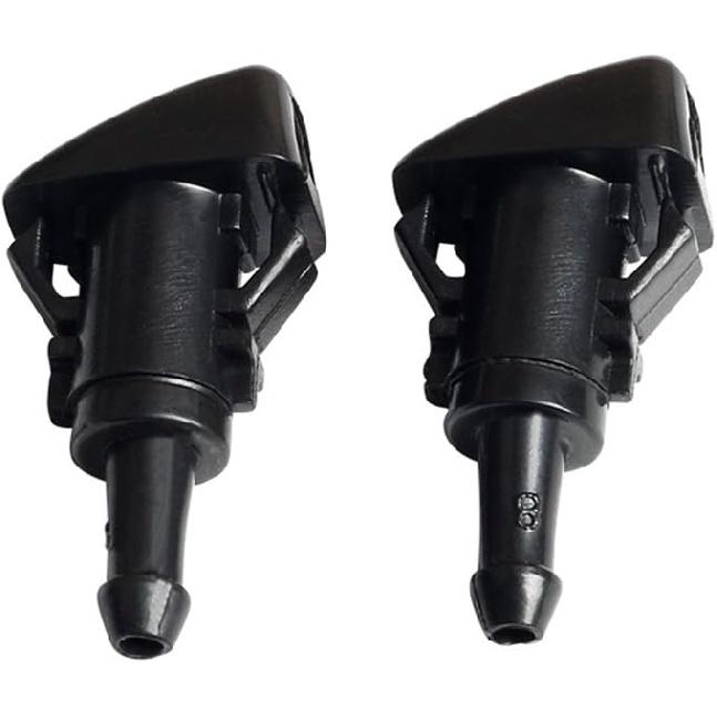 Windshield Washer Nozzle Fits for Dodge Jeep Ford Model Perfect Replacement Windshield Washer Fluid Wiper Water Sprayer Nozzle Jet Kit Pack of 2 2