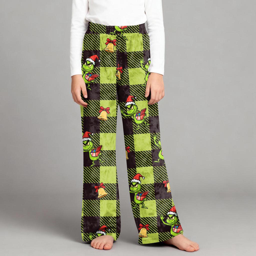 Children's Pyjamas Bottoms Printed Soft Comfortable Pyjama Children's Winter Pants