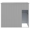 Vidaxl Buda Dla Psa, Z Dachem, Jasnoszara, 214X153X181 Cm, Stal