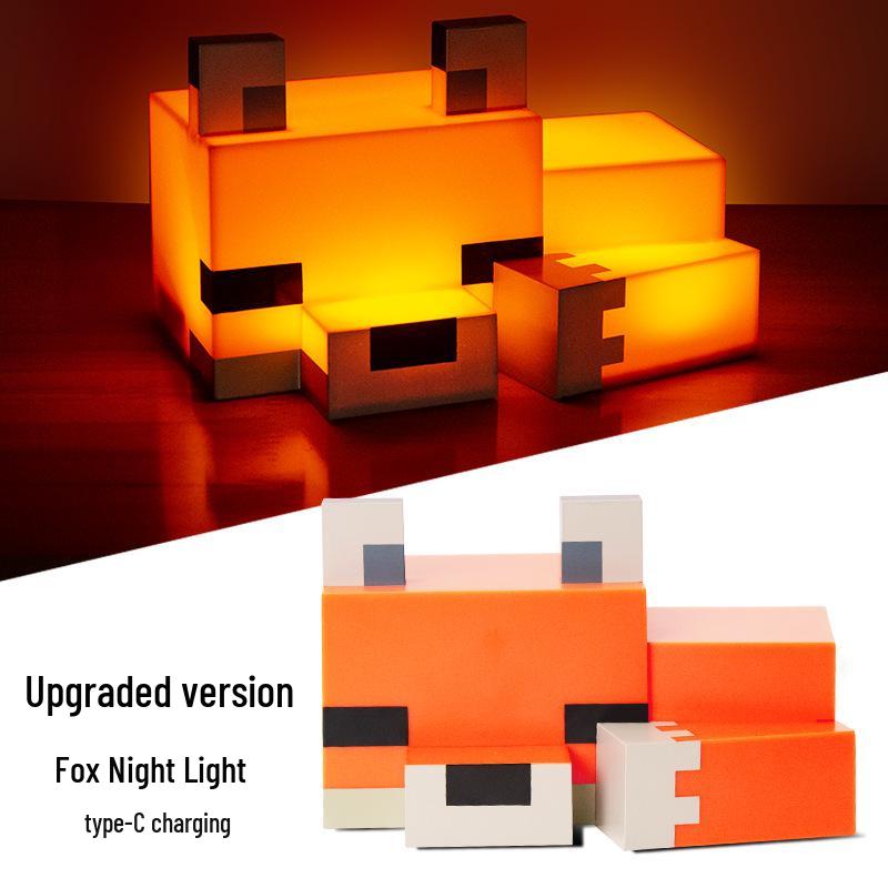 Diamond Ore Lamp - Color-Changing Minecraft Torch & Potion Bottle Night Light Gift
