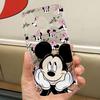 Smiling Mickey Cartoon Phone Case for iPhone 16 Pro Max, 15 Pro, 14, 13, & 17 - Transparent Cross-Border Design