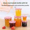 Glass Jam Bottle Sealed Split Bottle Multifunctional Candy Jar  Food Container