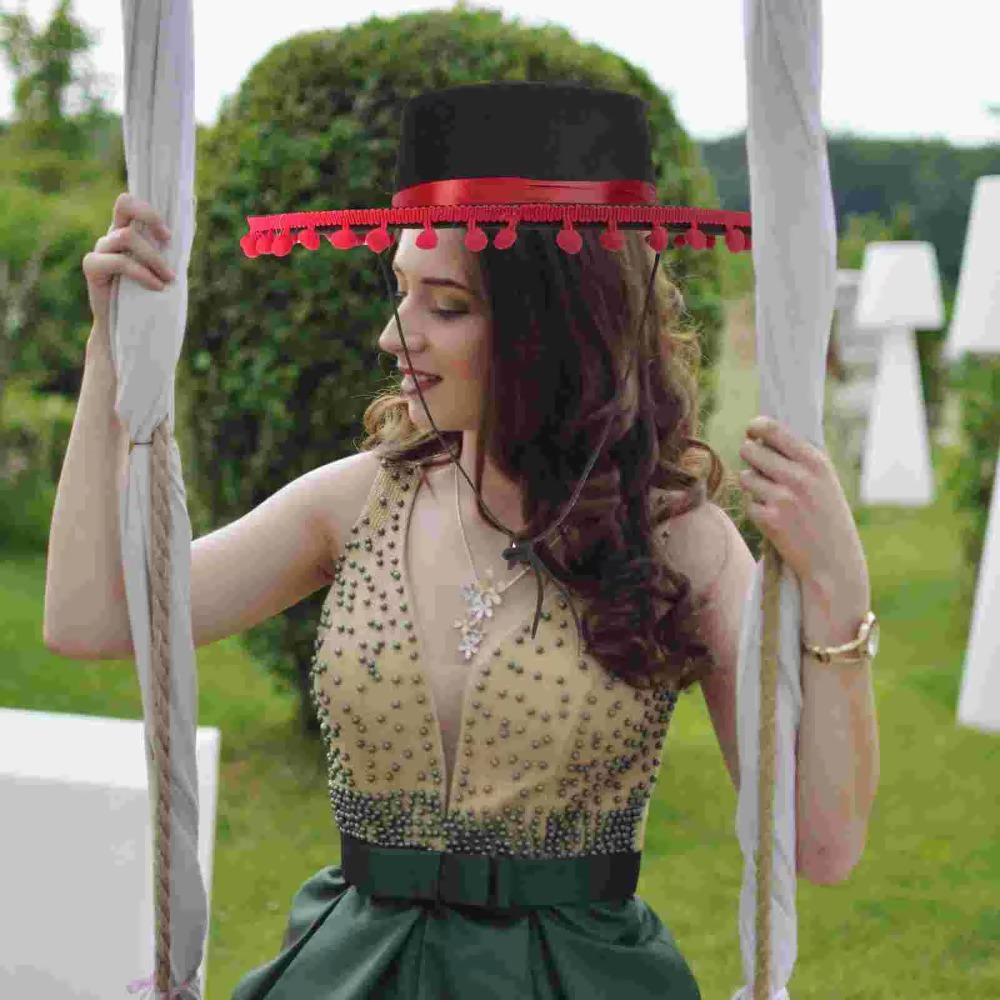 Wide Brim Design Mexican Sombrero Hats Photo Shoot Props Jazz Hats Fashion Cowboy Hats Unisex