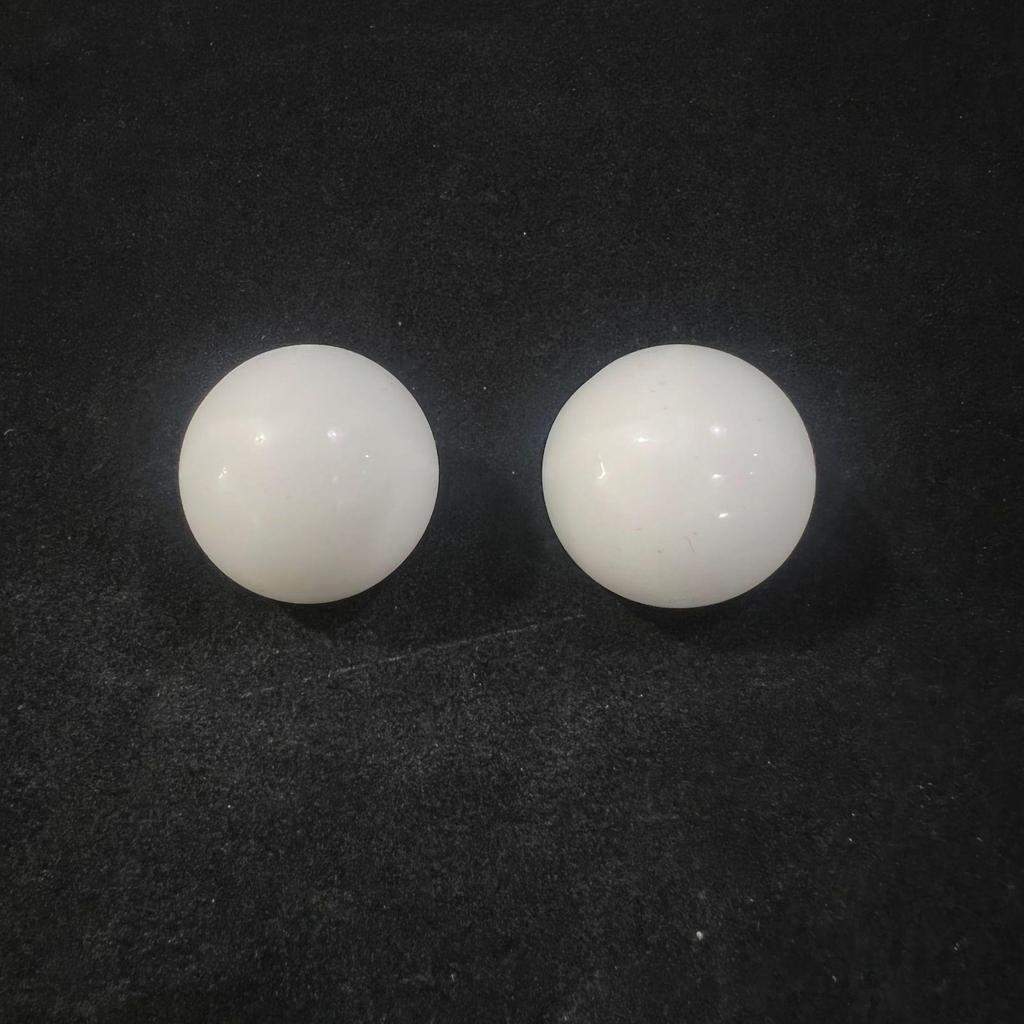 Smooth Glazed Aluminum Ceramic Sphere Handle for Drawers