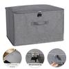 Large Capacity Lockable Storage Box with Cover Foldable Clothes Organizer With Password Lock Privacy Stackable Storage Organizer