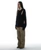 PARTIMENTO WOMEN Heavy Cutout Cable Knit Crew Neck_Navy