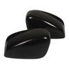 1Pair Car Rearview Mirror Cap Covers Glossy Black Side Door Wing Mirror Cap Covers Replacement for Accord 2008‑2012