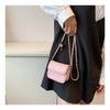Mini Faux Leather Chain Shoulder Bag for Women, Small Square Phone Crossbody Purse, Compact Fashion Handbag