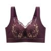 Thin No-rims Plus-size Bra for Women Adjustable Push-up Anti-sagging Bra for Large Breasts
