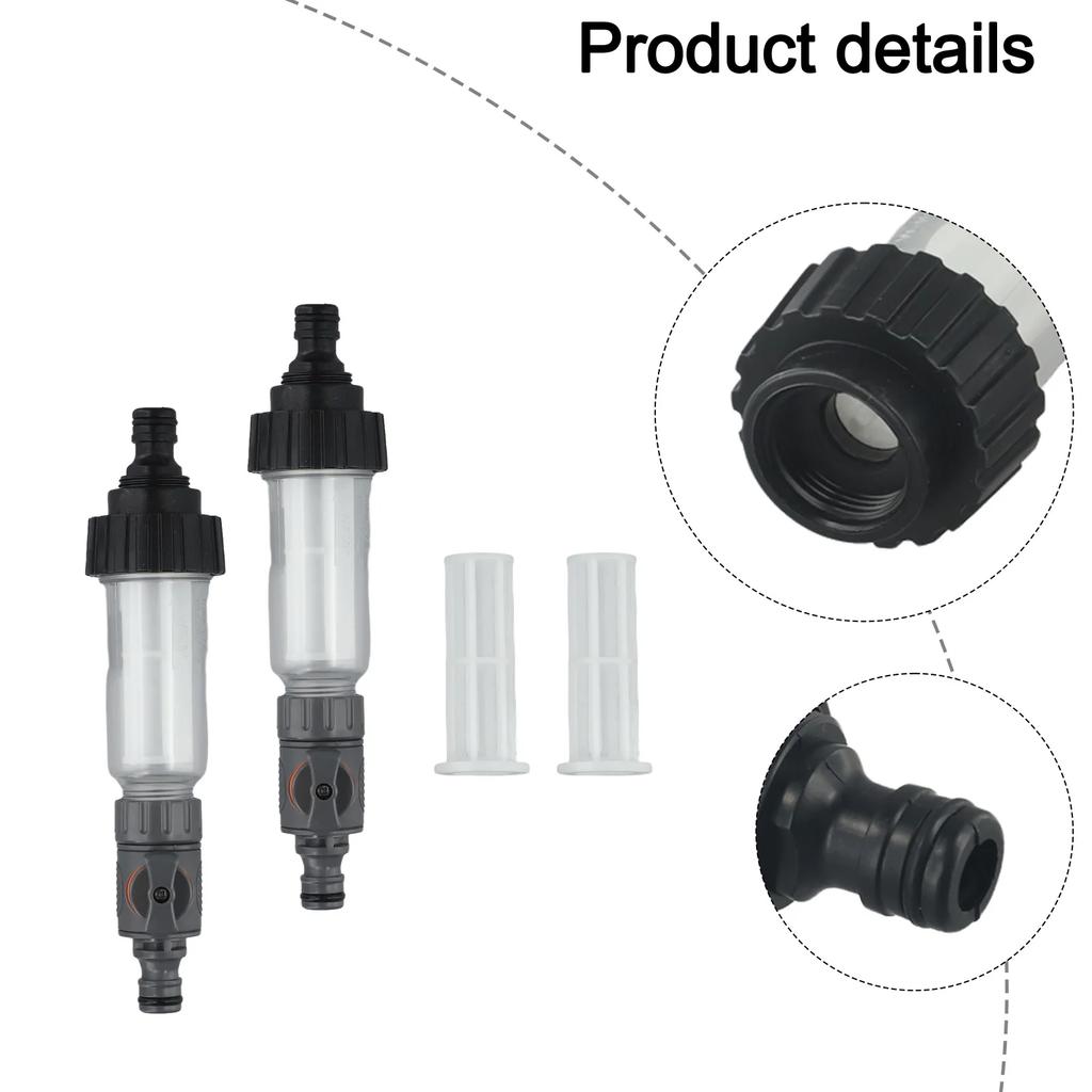 Water Filter Set for Motorhome Equipment Includes 2 Filters Replacement Strainers and Quick Adapters for Applications