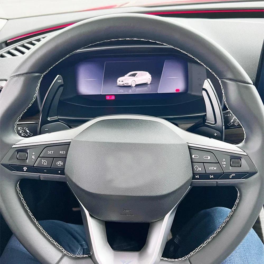 Shift Paddle For Seat Leon ST 5F FR Cupra Ateca Ibiza 6P Arona Tarraco Alhambra Car Steering Wheel Extension Shifter DSG Sticke