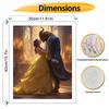 Disney beauty and the beast oil painting painting art handmade diy painting home decoration gift