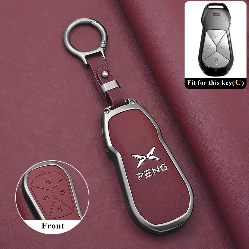 Autoschlüsselhülle für Xpeng Xiaopeng G6 2025 2026 Auto-Styling Schlüsselanhänger Fernbedienung Dekoration Abdeckung Schale Ringhalter Fob Zubehör