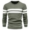 Spring Autumn Casual Sweater Men's Pullover Sweater Slim Men's Sweater Fashion Trend Simple Men's Sweater Long Sleeve Warm