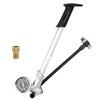 Aluminum Bike Suspension Pumps 400psi Accuracy Gauges Front Fork Inflator Rotating Hose For Valves