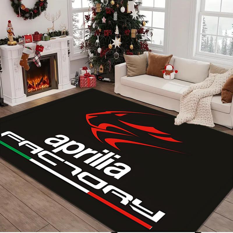 Aprilia Racing Rug Area rug for Livingroom, Bedroom, Palyroom, Chair Rug, Office Rug, Floor mat, Large Size Fan Christmas Birthday gift
