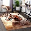 1pc Horse,Mane,Freedom Office Carpet Soft Polyester Entrance Carpet Washable Non Slip Machine Washab