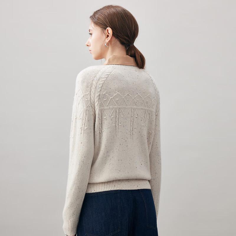 Komon Boca Women's Thick Cashmere Knit Cardigan