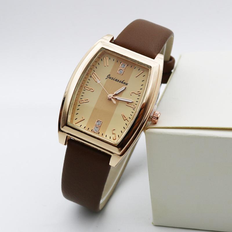 Vintage Τετράγωνο Γυναικείο Ρολόι με Διαμάντια Casual για Γυναίκες Απλό Ρολόι Χειρός με Λουράκι Αξεσουάρ Ταμπεραμέντου Δώρο για Πάρτι Κοριτσιού Reloj Mujer