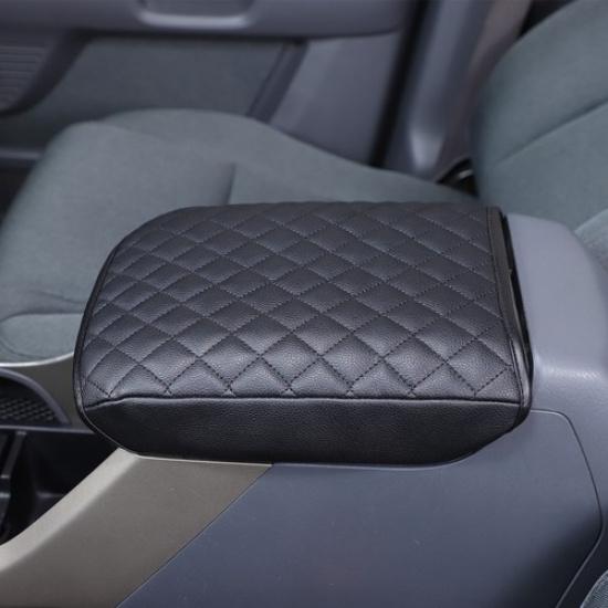 Car Armrest Box Cover Protector Leather Cushion Mat For Honda Pilot 2003-2008