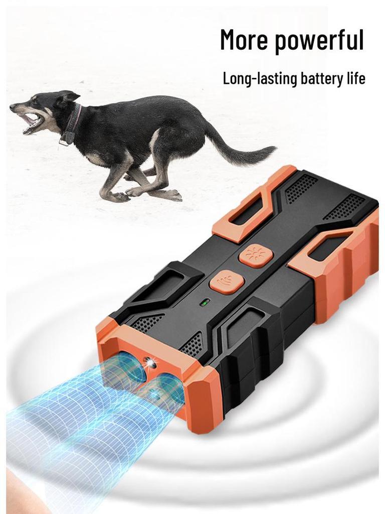 Dispositif Portatif Ultrasonique Haute Puissance Anti-Aboiements & Dressage de Chiens
