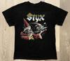 Styx US Tour 1980 Band Cotton Black All Size Men Women T-Shirt Tops Tee