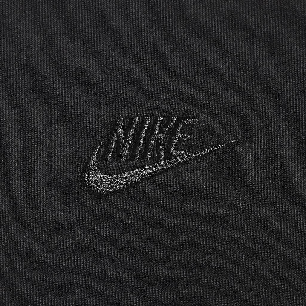 Nike Pánské tričko s krátkým rukávem a vyšívaným logem, černé HF9607-010