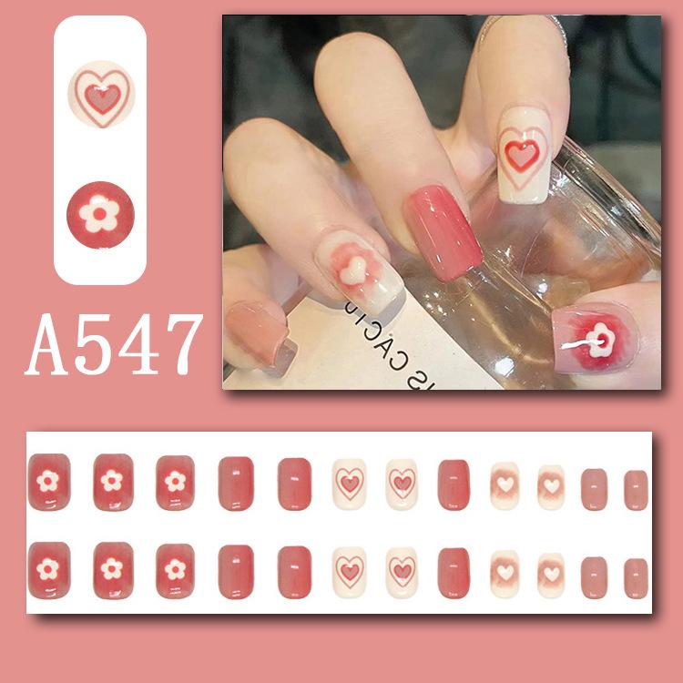 Summer Fresh French Line Cool Style Detachable Nail Art Tips