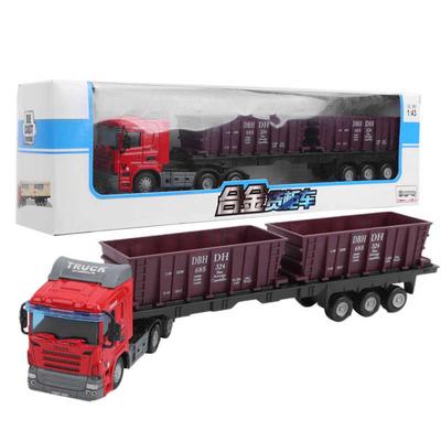 1:43 Transporte Carrinho Transportador Veículo Engenharia Tanque Recipiente Caminhão Modelo Brinquedo Pull-Back Altamente Simulação Crianças Veículo Brinquedo