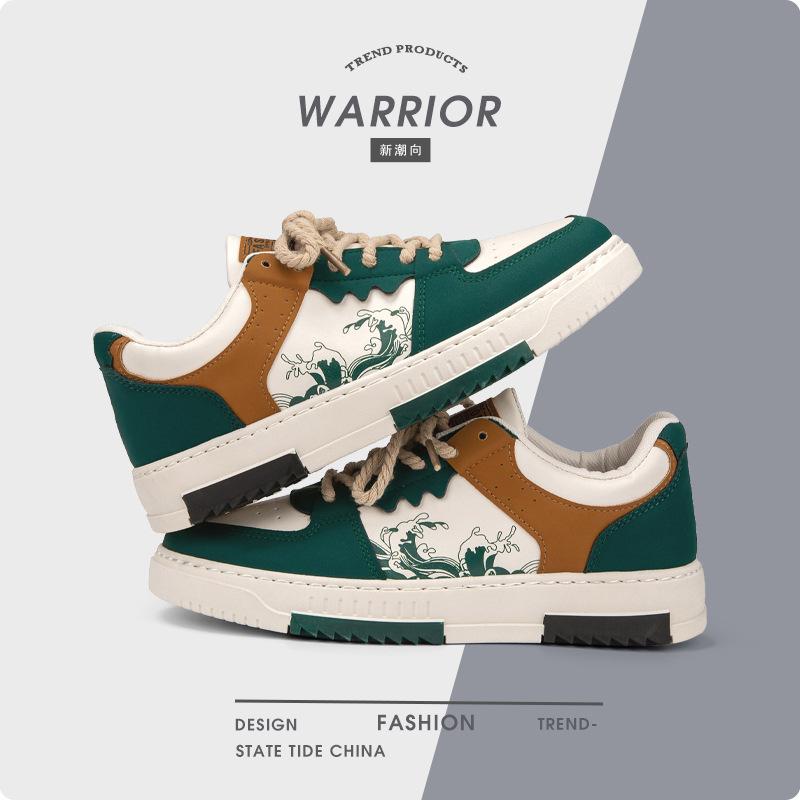 Neu bei den Herren-Freizeit-Sneakers Frühlingsschuhe für Herren Bequeme Freizeitschuhe aus Leder Allgleiches Wasserdichter Rutschfester Lauf-Sneaker für Herren