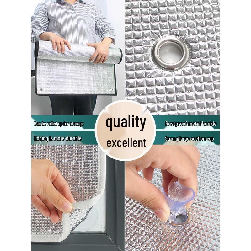 HANDUNYOU Aluminum Foil Window Insulation Film