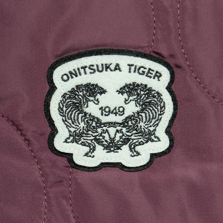 Onitsuka Tiger Quilted Jacket Unisex Outerwear Burgundy 2183B416-600
