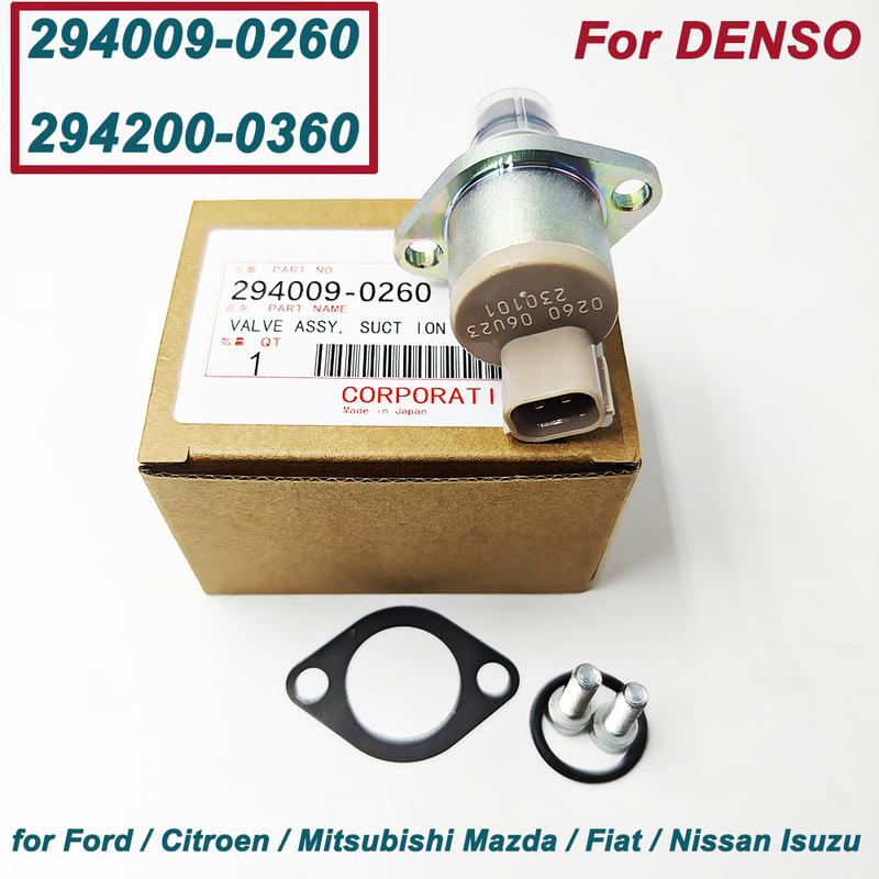 High Quality 294009-0260 294200-0360 1460A037 SCV Fuel Pressure Regulator Suction Control Valve Kit for Citroen