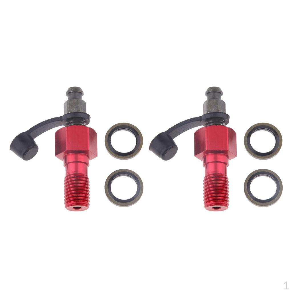 

2x Болт Банджо и прокачки / Винт для тормозного суппорта мотоцикла