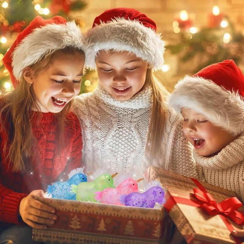 Unicorn Squishy Squeeze Toys Stress Balls for Kids Christmas Stocking Stuffers Birthday Valentines Day Prizes Party Favor Gifts