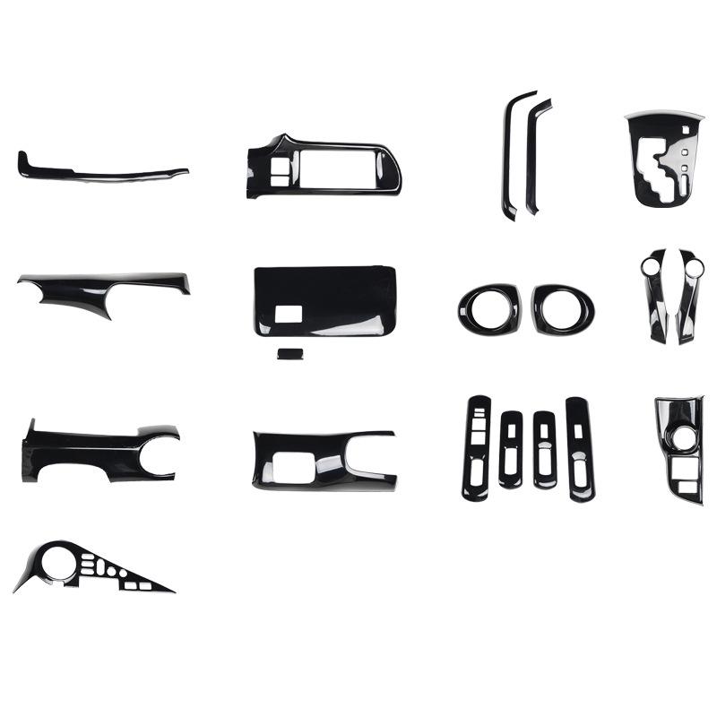 AQUA NHP10 Vor-Facelift Rechtslenker Kohlefaser Interieurleisten für Schalthebel & Lüftungsdüsen