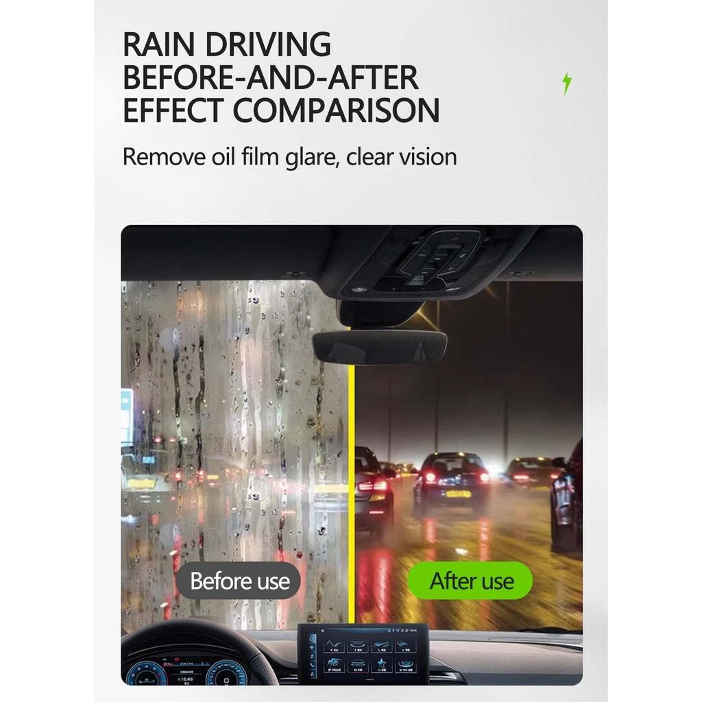 150 ml Auto-Frostschutzmittel, Glas, Ölfilm, Wischtuch, Frontscheibe, Seitenfenster, Entfettung und Dekontamination, leistungsstark und effektiv