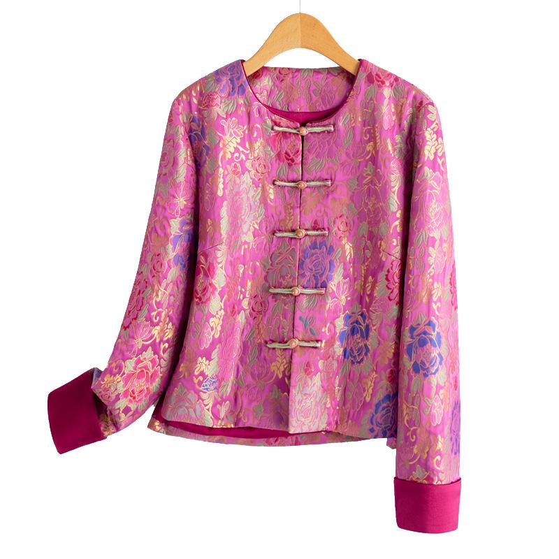 2025 Spring Collection: Women's High-End Chinese Style Jacquard Jacket (SY1700)