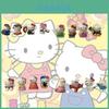 Set Of 16 Cute Pvc Hello Kitty Figures Cartoon Cat Toys Mini Landscape Ornaments Ideal Gift For Kids