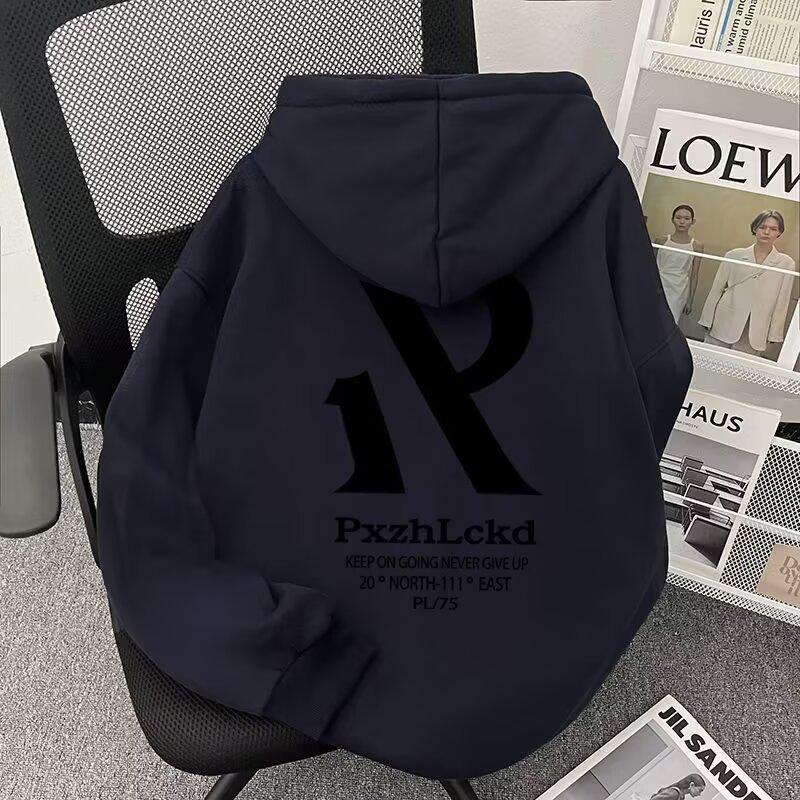 Men's Korean-Style Double-Layer Hooded Sweatshirt - Autumn New Arrival Casual Loose Fit Trendy Top for Couples