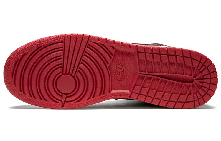 Jordan 1 Retro Mid Black Gym Red 554725-028