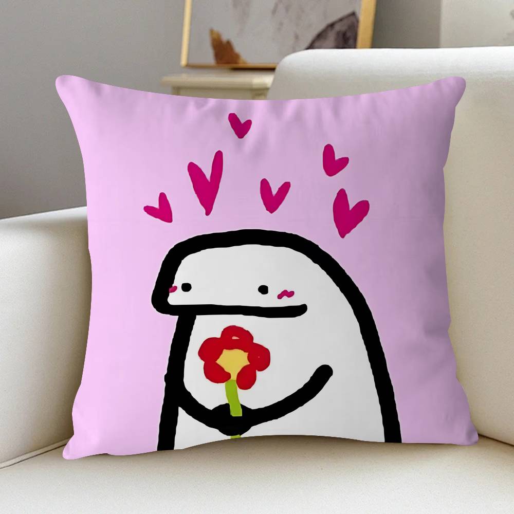 

F-FlorkS Pillowcase Toon Gift Cushion Cover Bedroom Home Sofa Chair Seat Decor Pillow Case 16x16Inch