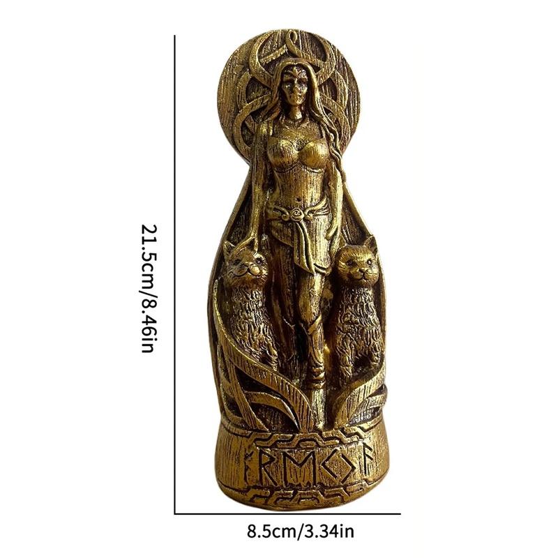 Freya Goddess Resin Statue, Home, Garden, And Desktop Decorative Crafts