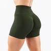 European and American Seamless Peach Butt-Lifting Sports Shorts for Women, Fitness Tight-Fitting Three-Quarter Pants, Summer Alpha Fitness Pants