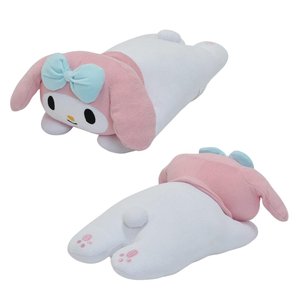 Nishikawa My Melody Body Sanrio Fluffy LH62273071 Pillow, Washable, Character, Pile, 42x22cm, Pink,