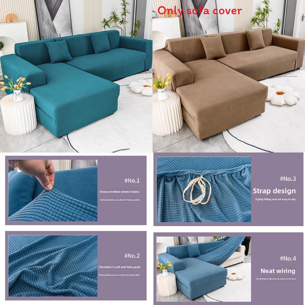 Thick Elastic Sofa Slipcover With Antiscratch Feature For Family Room Home Decor